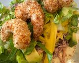 A picture of step 6 of Crispy Prawn Tacos with Smoky Slaw.