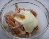 A picture of step 3 of Copycat Lawson Pork Tamago Onigiri.