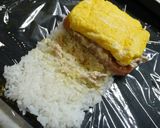A picture of step 5 of Copycat Lawson Pork Tamago Onigiri.