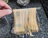 Foto del paso 3 de la receta: Fettuccine de pasta fresca al huevo
