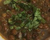 A picture of step 4 of Chana kanghou recipe Manipur style.