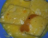 A picture of step 3 of Stale Bread with Eggs, Milk, Honey, and Peanuts.