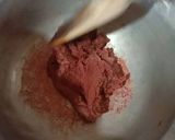 Foto langkah ke 4 dari resep Kue sus kering red velved.