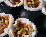 A picture of step 3 of Pizza bites.