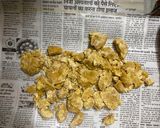 A picture of step 3 of Parmal chikki.