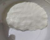 A picture of step 1 of Klarri baatt(buttermilk rice).