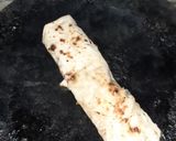 A picture of step 6 of Veg Mayo Frankie.
