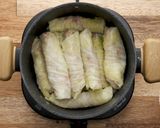 A picture of step 8 of Stuffed Cabbage with Pomegranate Molasses 😋.