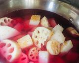 Foto del paso 2 de la receta: Crema de Beterraga Lotús Inhame Nabo con toque de Castaña 🥣😋👌