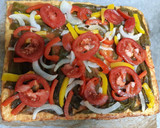 Foto del paso 7 de la receta: Pizza casera con masa de pollo asado
