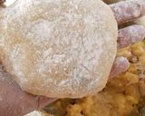 A picture of step 4 of Alo chicken kabab.
