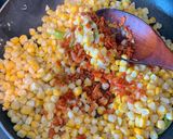 Hình bước làm 2 của món Bắp xào bơ 🌽🧈🦐
