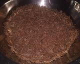A picture of step 2 of Chocolate chikki.