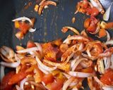 A picture of step 6 of Pasta Makhani.