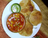 आलू मटर टमाटर की सब्जी (aloo matar tamatar ki sabzi recipe in Hindi) रेसिपी चरण 3 फोटो