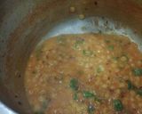 A picture of step 3 of Chana Daal fry.