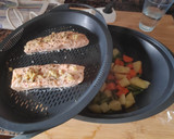 Foto del paso 5 de la receta: Salmón al vapor con verduritas en thermomix