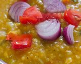 A picture of step 3 of Maisuri khichdi.