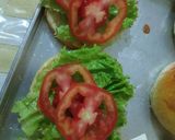 Foto langkah ke 5 dari resep Chicken burger / homemade burger bun / roti burger.
