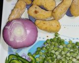 A picture of step 1 of Tempura Masala Rice 🍚.