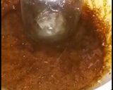 A picture of step 2 of Dalgona coffee 🍺.