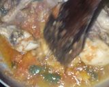 A picture of step 7 of Chicken Shinwari Karahi with cream.