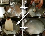 A picture of step 3 of Milk & Black Tea Kanten.