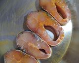 A picture of step 1 of Katla Fish with Ridge Gourd.