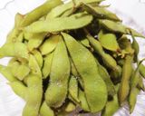 A picture of step 5 of ♫Super Easy! Microwave Edamame♫.