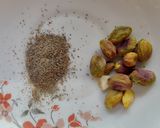 A picture of step 1 of Paneer Jaggery Burfi.