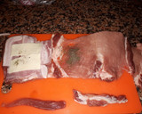 Foto del paso 1 de la receta: Cinta rellena con salsa de champiñones