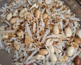 A picture of step 1 of Drumstick Curry with Coconut and Peanuts.