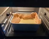 Foto langkah ke 3 dari resep Burnt cheese cake matcha (ekonomis).