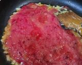 A picture of step 5 of Cauliflower thin crusted Pizza.