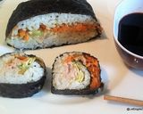 Une image de l'étape 6 de Onigirazu au thon (Sushi Sandwich).
