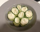 蝦仁素麵黃瓜捲（無油料理）的食譜步驟3照片