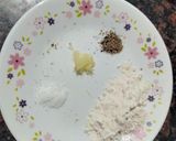 A picture of step 2 of Ragi pasta in white sauce (garlic flavour).
