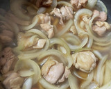 A picture of step 3 of Classic Oyakodon (Chicken and Egg Rice Bowl).