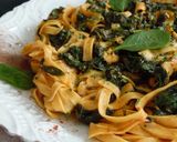 صورة لخطوة 8 من وصفة تاغلياتيل بالسبانخ والشرمولة المغربية 🍝🍃🇲🇦