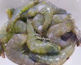 A picture of step 1 of Sweet and Sour Tamarind Shrimp.