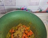 A picture of step 5 of Avocado thepla with with aloo ki sukhi sabji.