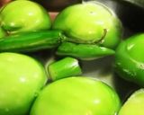 A picture of step 2 of Green Potato Enchiladas.