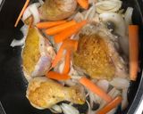 Foto del paso 3 de la receta Pollo al horno con cebolla y zanahoria