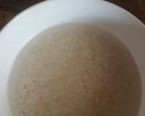 A picture of step 1 of Rice kheer.