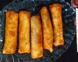 A picture of step 7 of Chinese rolls.
