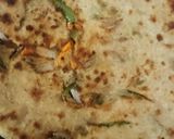 A picture of step 6 of Chinese noodles paratha.