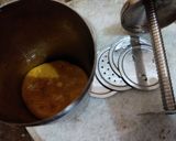 A picture of step 3 of Besan Sev.