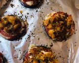 Foto del paso 3 de la receta: Minipizza de berenjenas con pinchitos 🍕