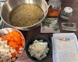 Lencse leves recept fázis 2 fotója