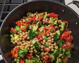 A picture of step 2 of Curried Broccoli Couscous.